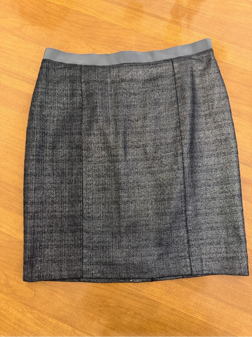 Ann Taylor Loft - Grey Textured Fabric (size 12)